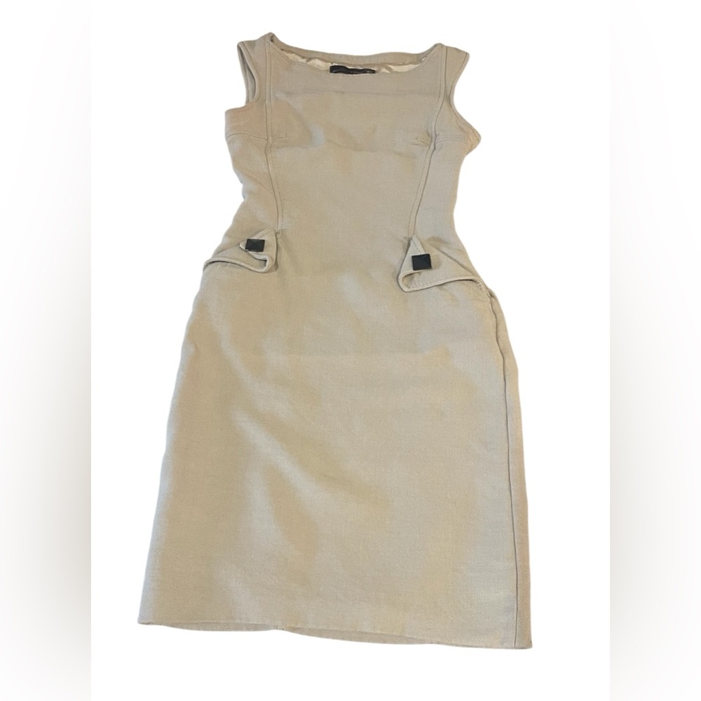 🤎🍁Zara Woman Wool Blend Casual Dress Size XS Tan🤎🍁